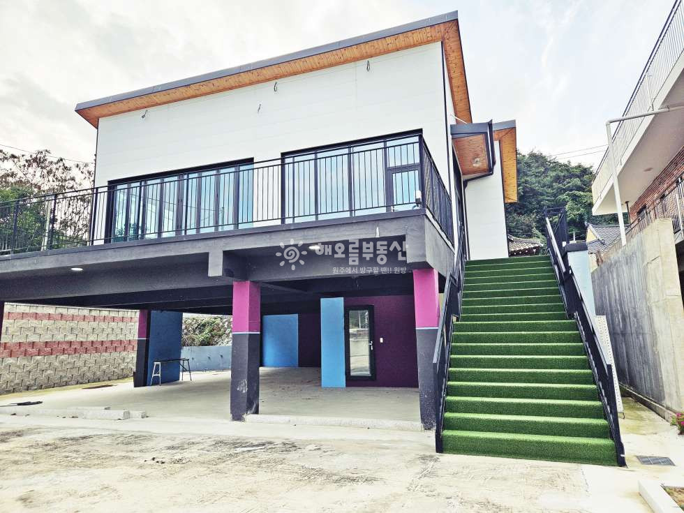 강원 원주시 소초면 학곡리 소초면 계곡앞 독채 복층 상가 임대 매매가능 월세 매물번호 14757 사진 1
