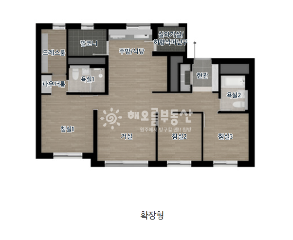 강원 원주시 판부면 서곡리 ㅣP-1000ㅣ구조좋은소형평수 . 옵션다수ㅣ[59A타입] 분양 매물번호 16020 사진 2