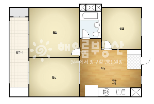강원 원주시 관설동 빠른입주 가능, 해잘드는 기본형 ㅣ청솔5차매매ㅣ 매매 매물번호 15898 사진 1